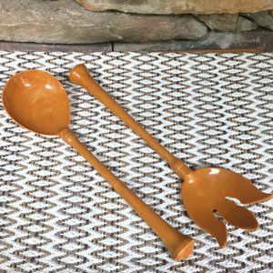 VTG Melmac Salad Tongs Melamine Mid-century MCM